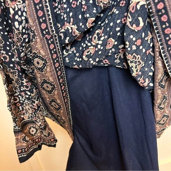 Altar’d State Long Sleeve Lace Up Neckline Dress Chic Size Small ‘Altered’ Lined - Picture 6 of 9